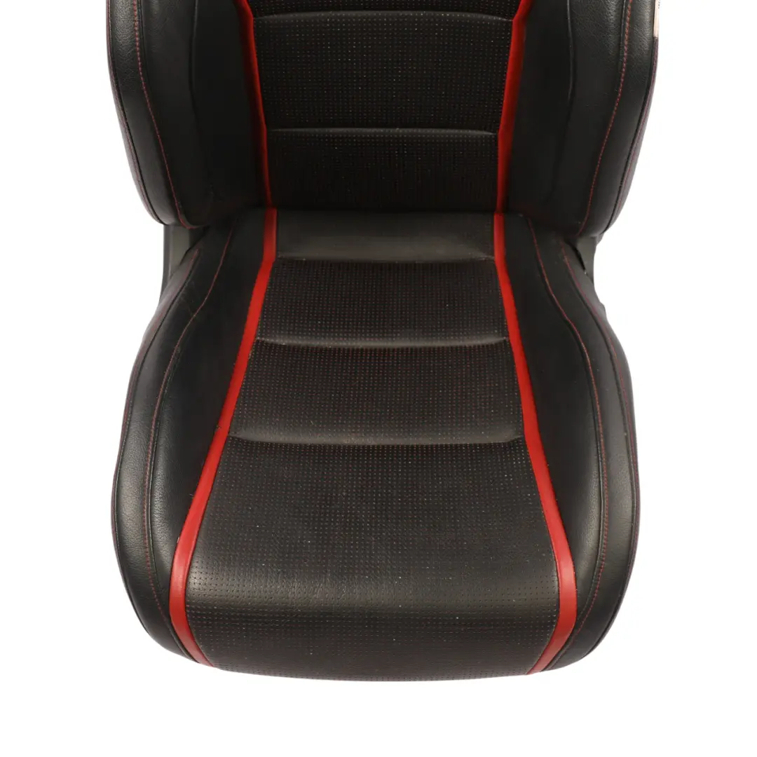  Front Seat Mercedes C117 W176 Right O/S AMG Leather Black Red Heated Memory - SKU RHD-A1769103902-3 - Part number A1769103902
