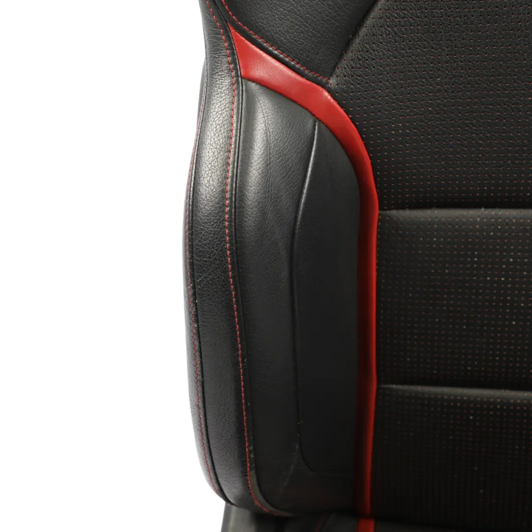 Front Seat Mercedes C117 W176 Right O/S AMG Leather Black Red Heated Memory to with Part number A1769103902 Front Seat Mercedes C117 W176 Right O/S AMG Leather Black Red Heated Memory - SKU RHD-A1769103902-3 - Part number A1769103902