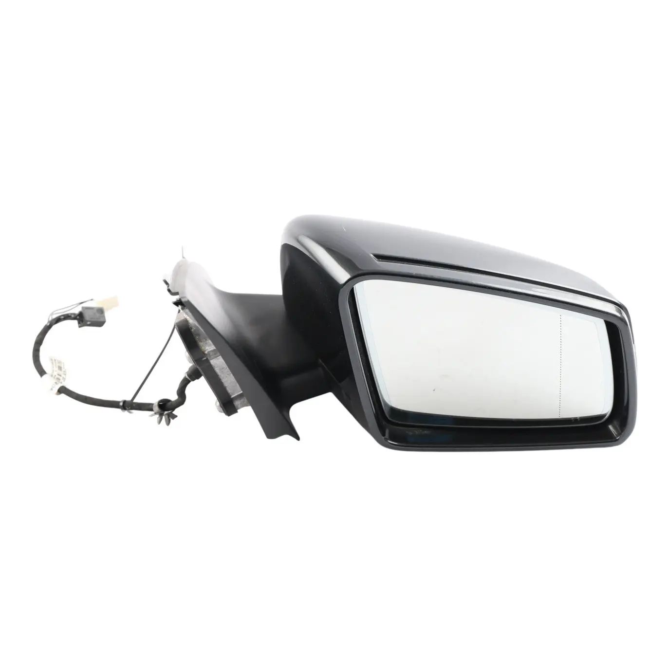 Mercedes W204 Coupe Wing Mirror Right Power Fold Magnetite Black Metallic 183