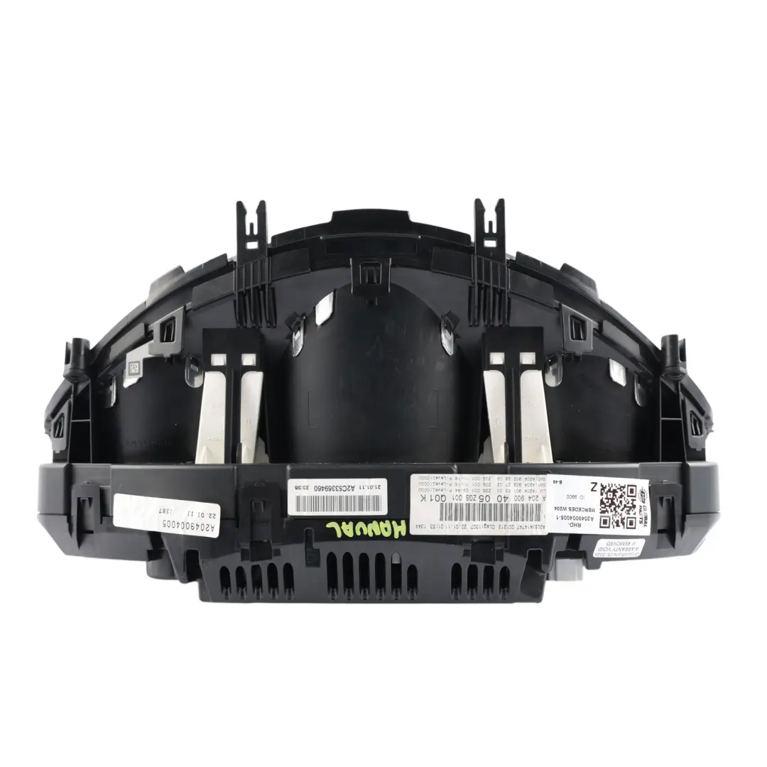 Instrument Cluster Speedometer Clocks Manual to Mercedes W204 Diesel with Part number A2049004005 Mercedes W204 Diesel Instrument Cluster Speedometer Clocks Manual - SKU RHD-A2049004005-1 - Part number A2049004005