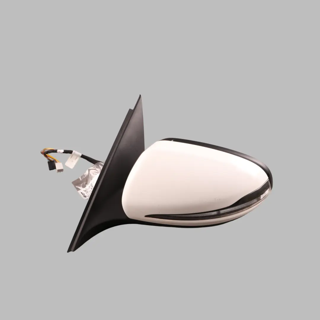 Mercedes W205 Wing Mirror Door Left N/S Outside Polar White - 149 - SKU rhd-A2058101505-POL - Part number A2058101505