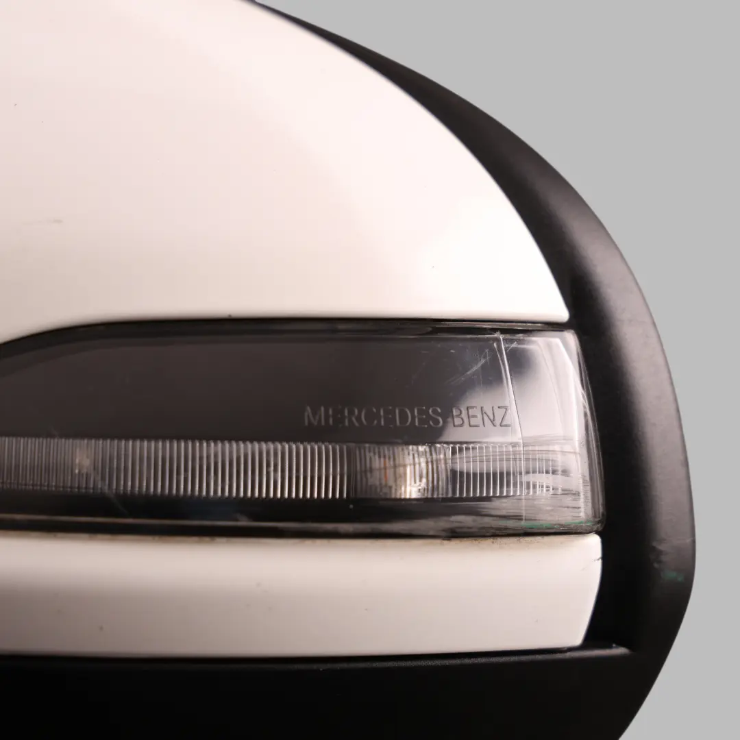 Mercedes W205 Wing Mirror Door Left N/S Outside Polar White - 149 - SKU rhd-A2058101505-POL - Part number A2058101505