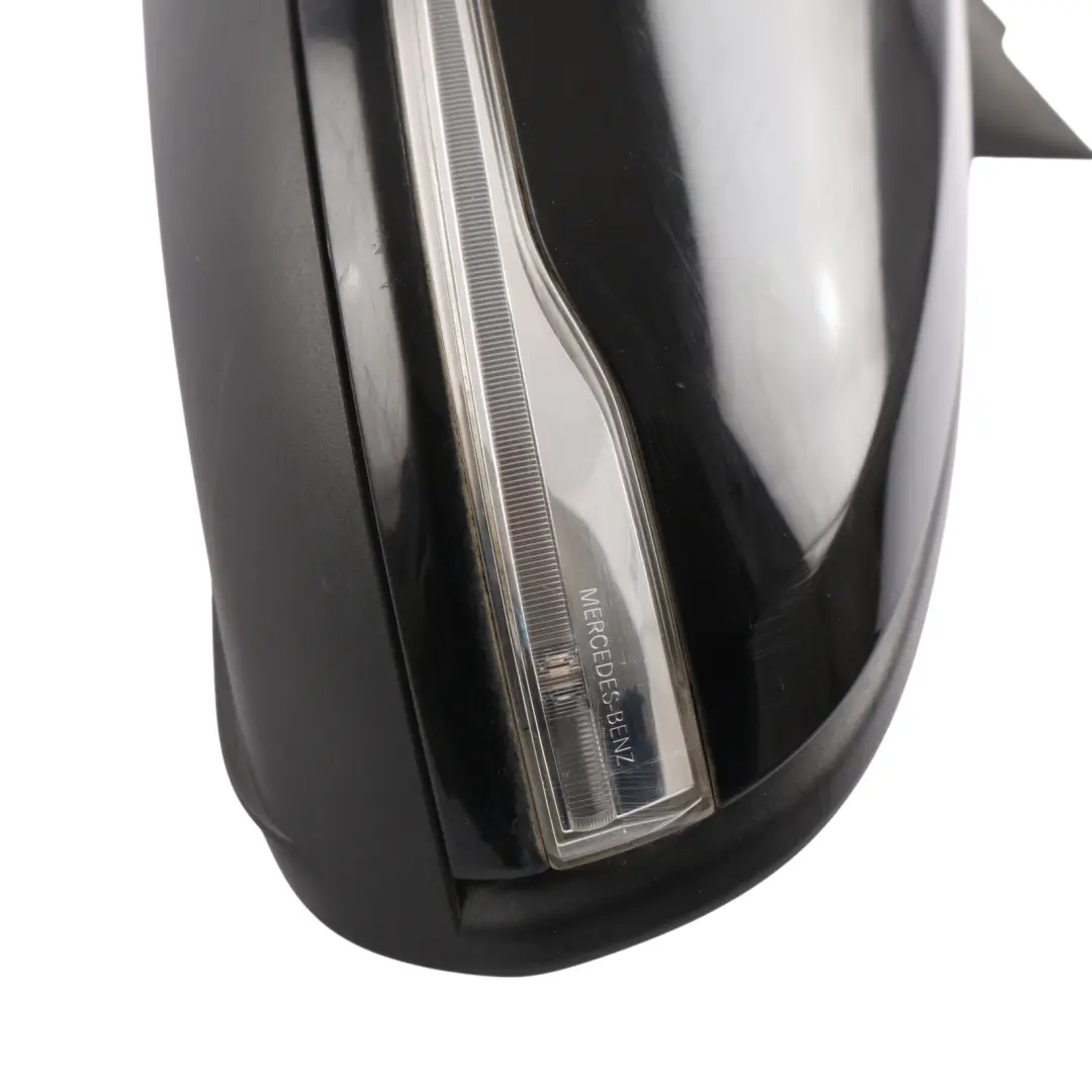 Mercedes W205 Wing Mirror Door Left N/S Outside Black - SKU RHD-A2058102502-BLA - Part number A2058102502