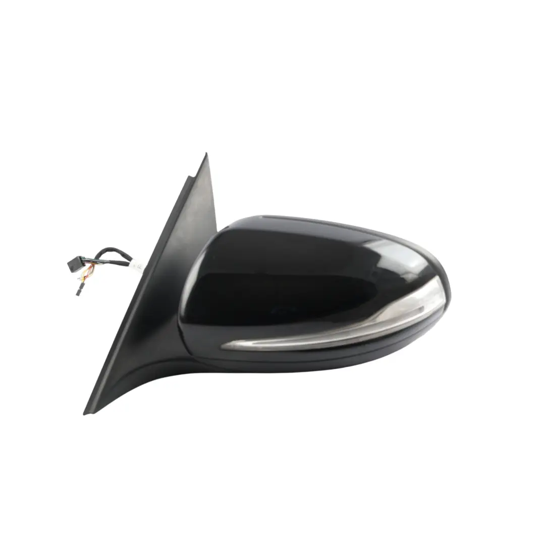 Mercedes W205 Wing Mirror Door Left N/S Outside Black - SKU RHD-A2058102502-BLA - Part number A2058102502