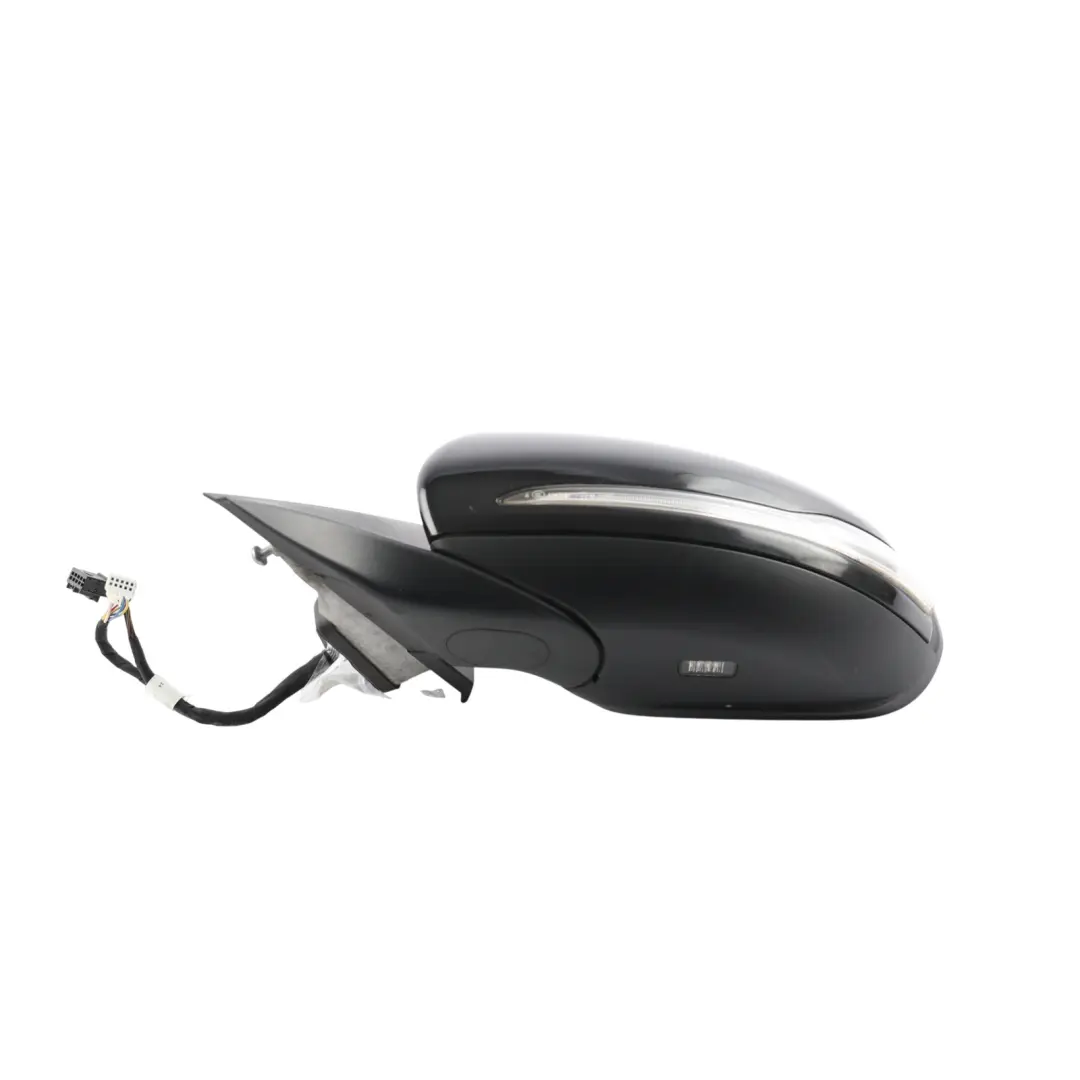 Mercedes W205 Wing Mirror Door Left N/S Outside Black - SKU RHD-A2058102502-BLA - Part number A2058102502