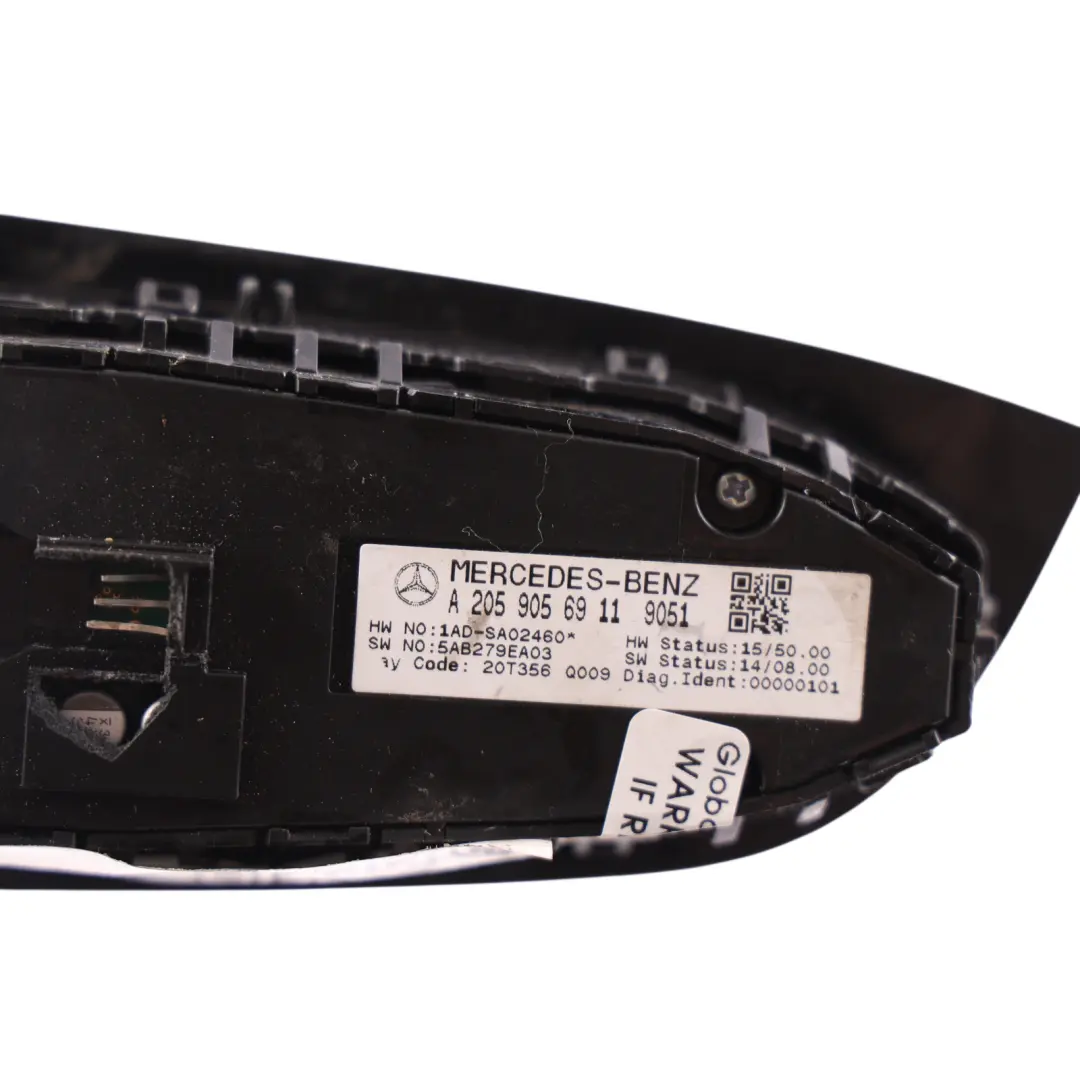 Window Lifter Switch Driver's Side Control Panel to Mercedes Vito W447 with Part number A2059056911 Mercedes Vito W447 Window Lifter Switch Driver's Side Control Panel - SKU RHD-A2059056911-1 - Part number A2059056911