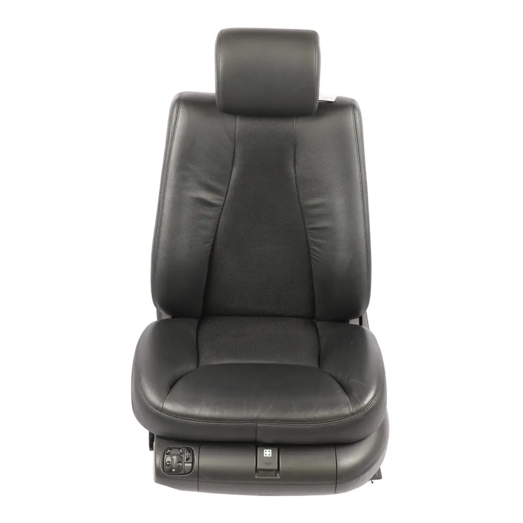 Mercedes W220 Front Seat Heated Memory Left N/S Leather Black