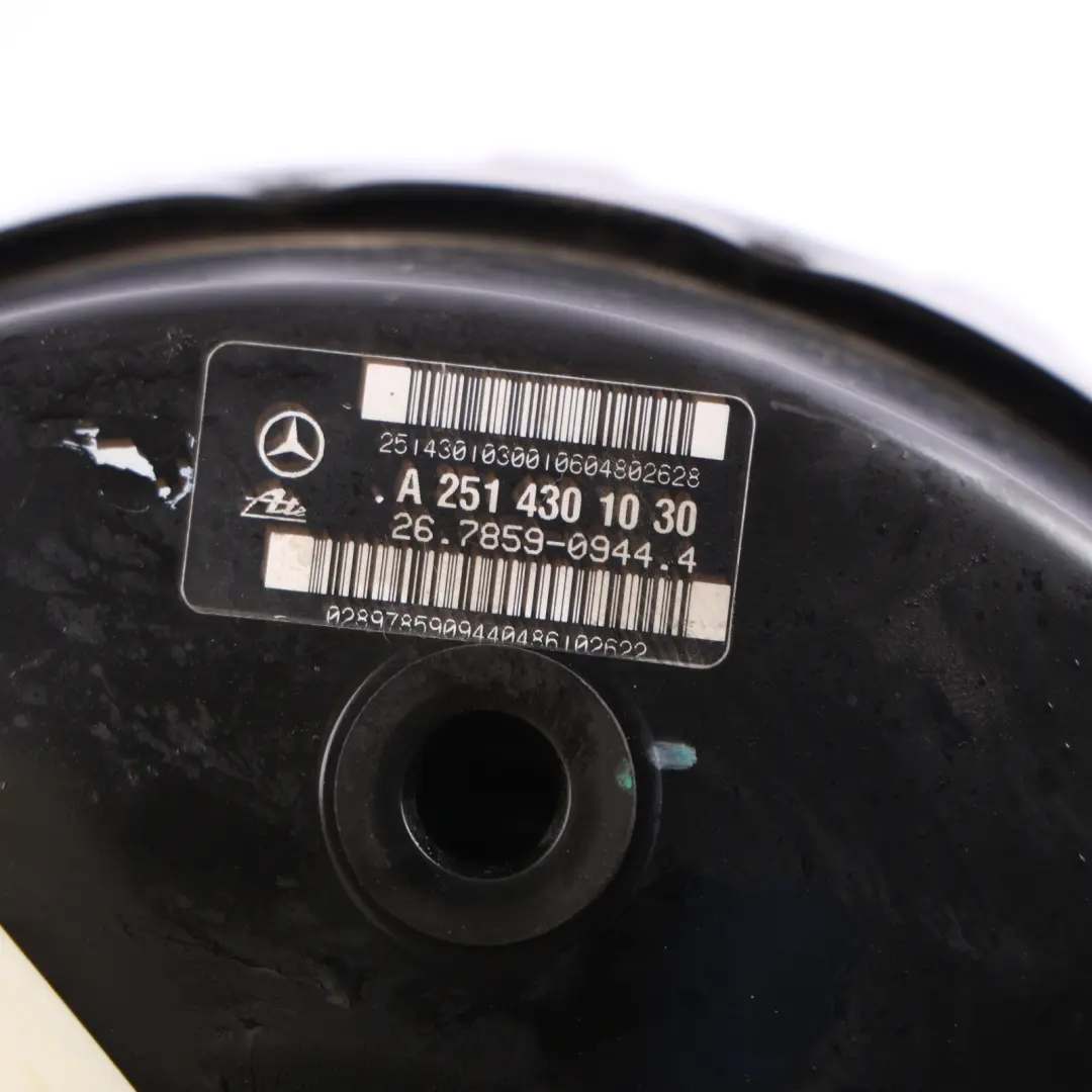 Mercedes W251 Brake Servo Master Cylinder Unit - SKU RHD-A2514301030 - Part number A2514301030