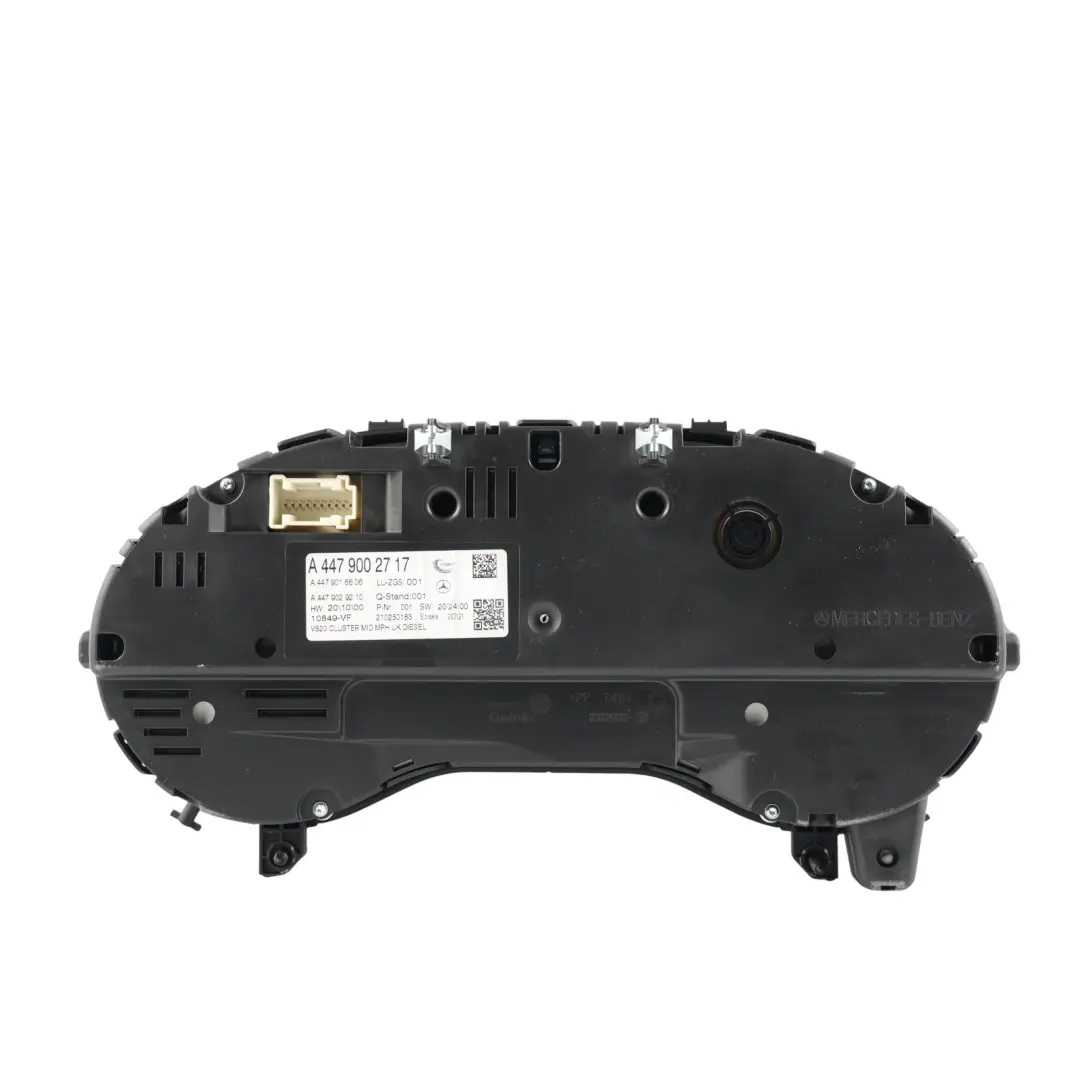 Mercedes W447 Instrument Cluster Diesel Speedo Clocks Manual - SKU RHD-A4479002717-1 - Part number A4479002717