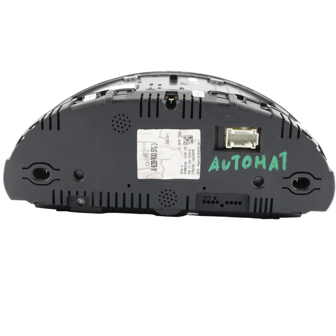 Mercedes W639 Vito Instrument Cluster Speedo Clocks Manual Diesel - SKU RHD-A6399005700-1 - Part number A6399005700