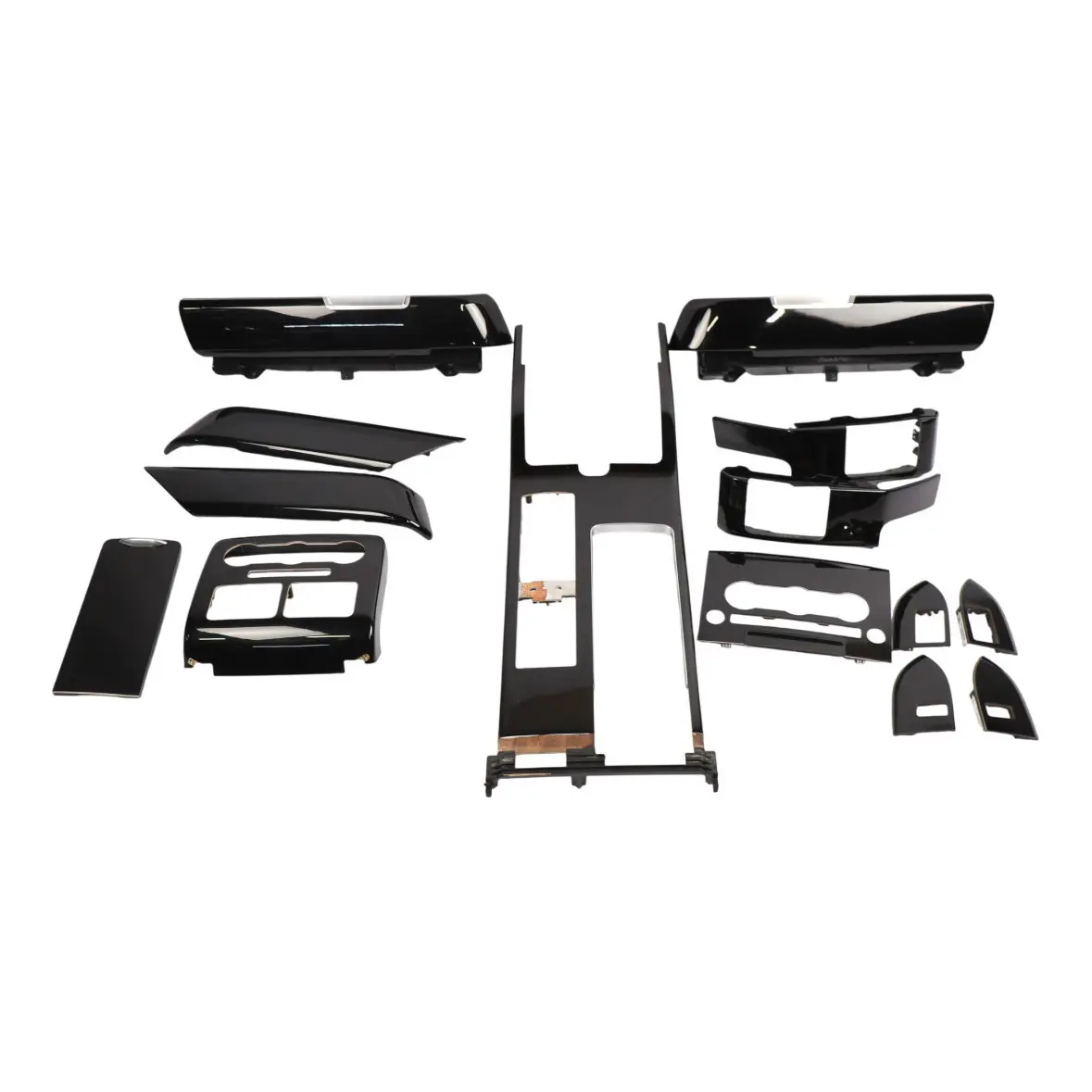 Range Rover L405 Interior Trim Set Dash Dashboard Cover Strip Grand Black Wood