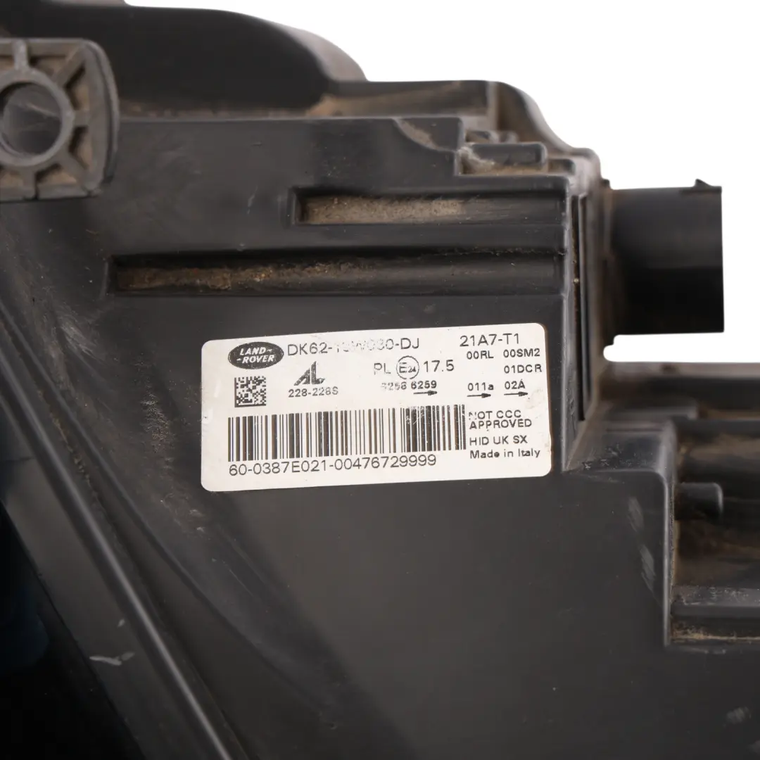 Range Rover Sport L494 Front Headlight Headlamp Xenon Left N/S - SKU RHD-DK62-13W030-DJ - Part number DK62-13W030-DJ