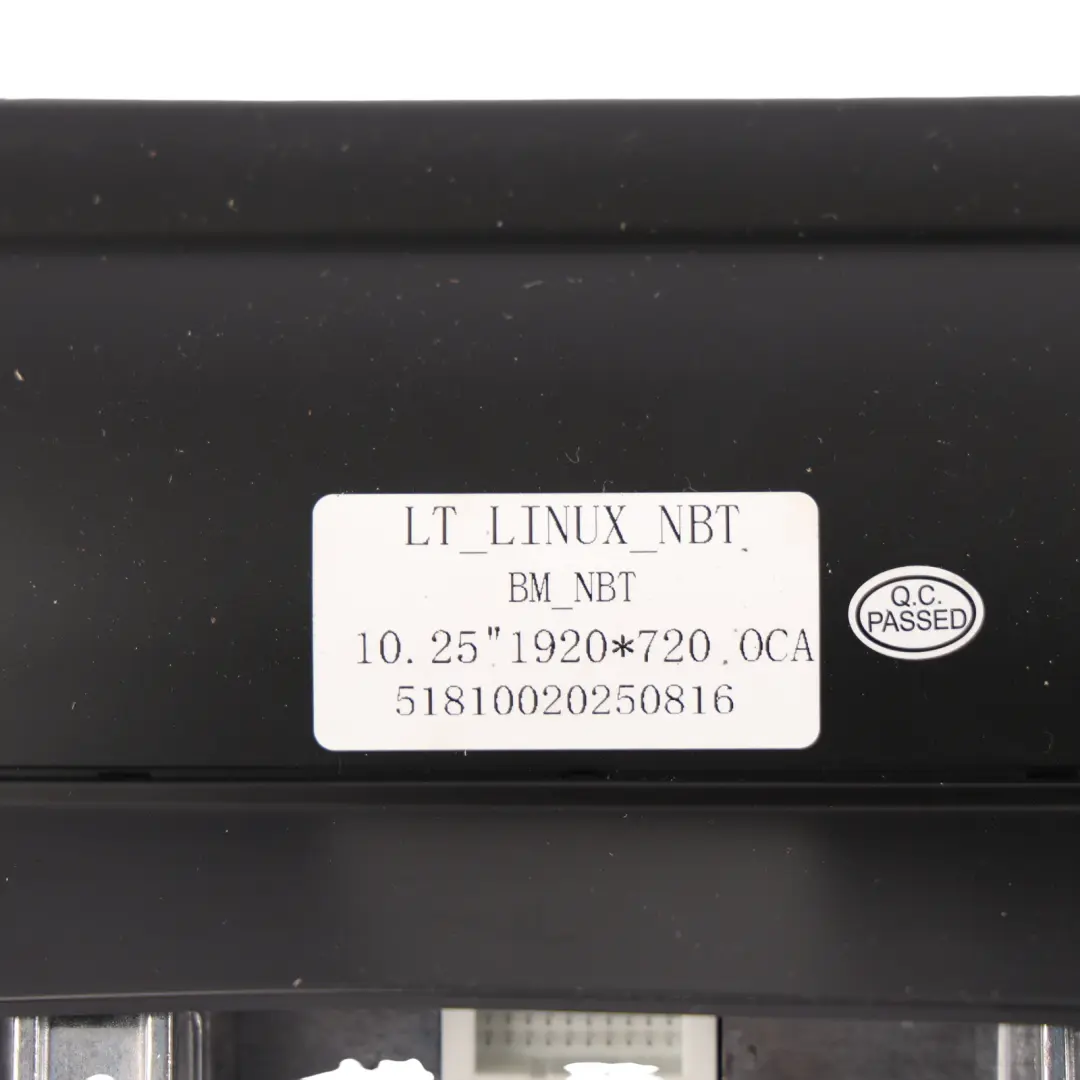 BMW F20 F21 On-Board Screen Information Display Touch Monitor 10,25" LINUX NBT - SKU RHD-F20-LINUX-NBT - Part number F20-LINUX-NBT