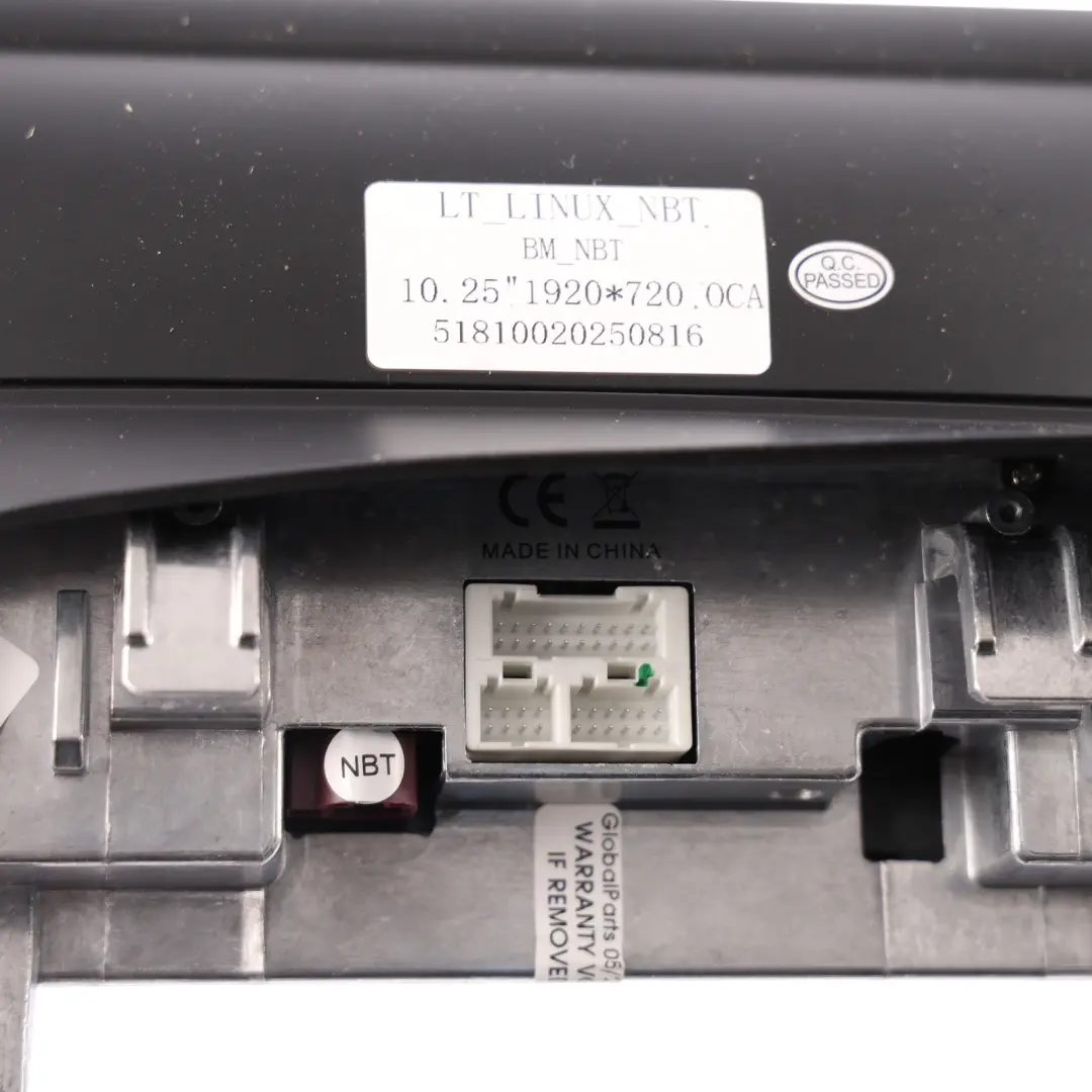 BMW F20 F21 On-Board Screen Information Display Touch Monitor 10,25" LINUX NBT - SKU RHD-F20-LINUX-NBT - Part number F20-LINUX-NBT