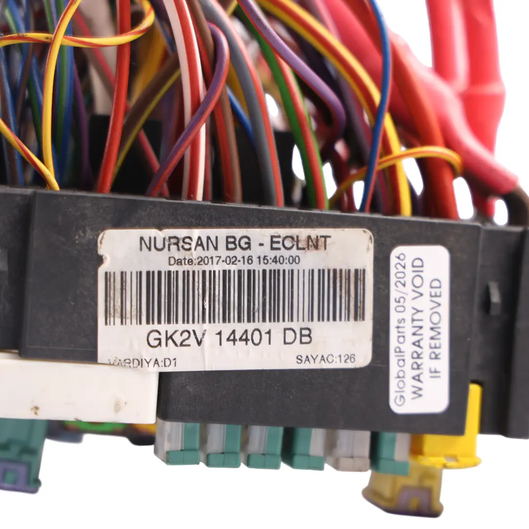 Ford Transit Custom Battery Fuse Box Police Wire Harness Cable - SKU RHD-GK2V-14401-DB-1 - Part number GK2V-14401-DB
