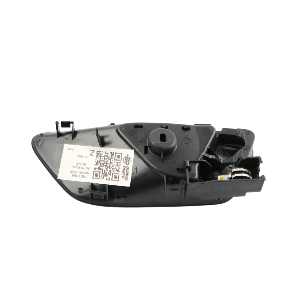 MK8 Interior Door Handle Ebony Front Left N/S to Ford Fiesta St with Part number H1BB-A22601-BEW Ford Fiesta St MK8 Interior Door Handle Ebony Front Left N/S - SKU RHD-H1BB-A22601-BEW - Part number H1BB-A22601-BEW