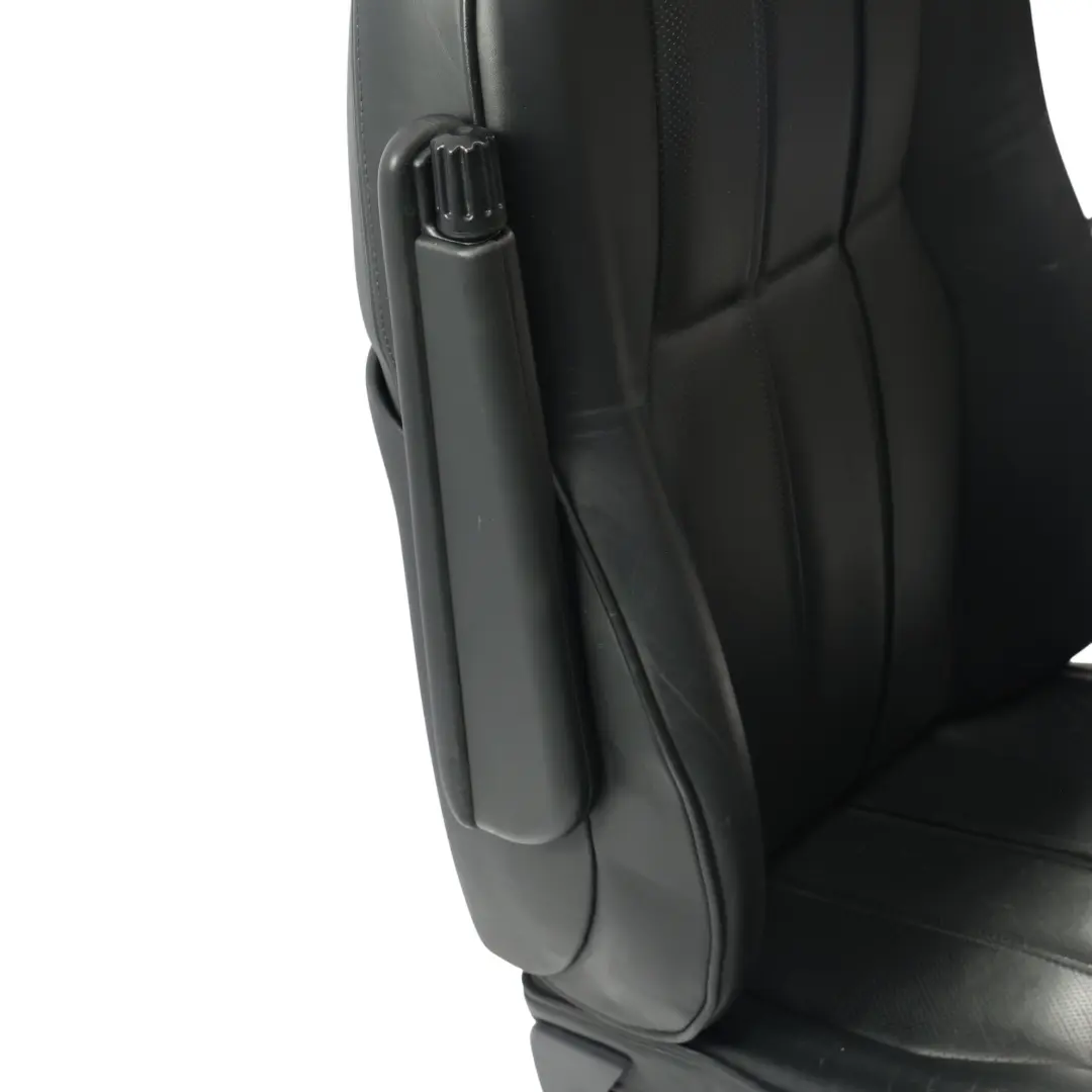 Front Seat Left N/S Electric Premium Oxford Black Leather to Range Rover L322 with Part number HGA000040 Range Rover L322 Front Seat Left N/S Electric Premium Oxford Black Leather - SKU RHD-HGA000040-1 - Part number HGA000040