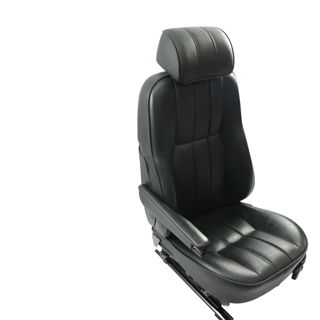 Front Seat Left N/S Electric Premium Oxford Black Leather to Range Rover L322 with Part number HGA000040 Range Rover L322 Front Seat Left N/S Electric Premium Oxford Black Leather - SKU RHD-HGA000040-1 - Part number HGA000040