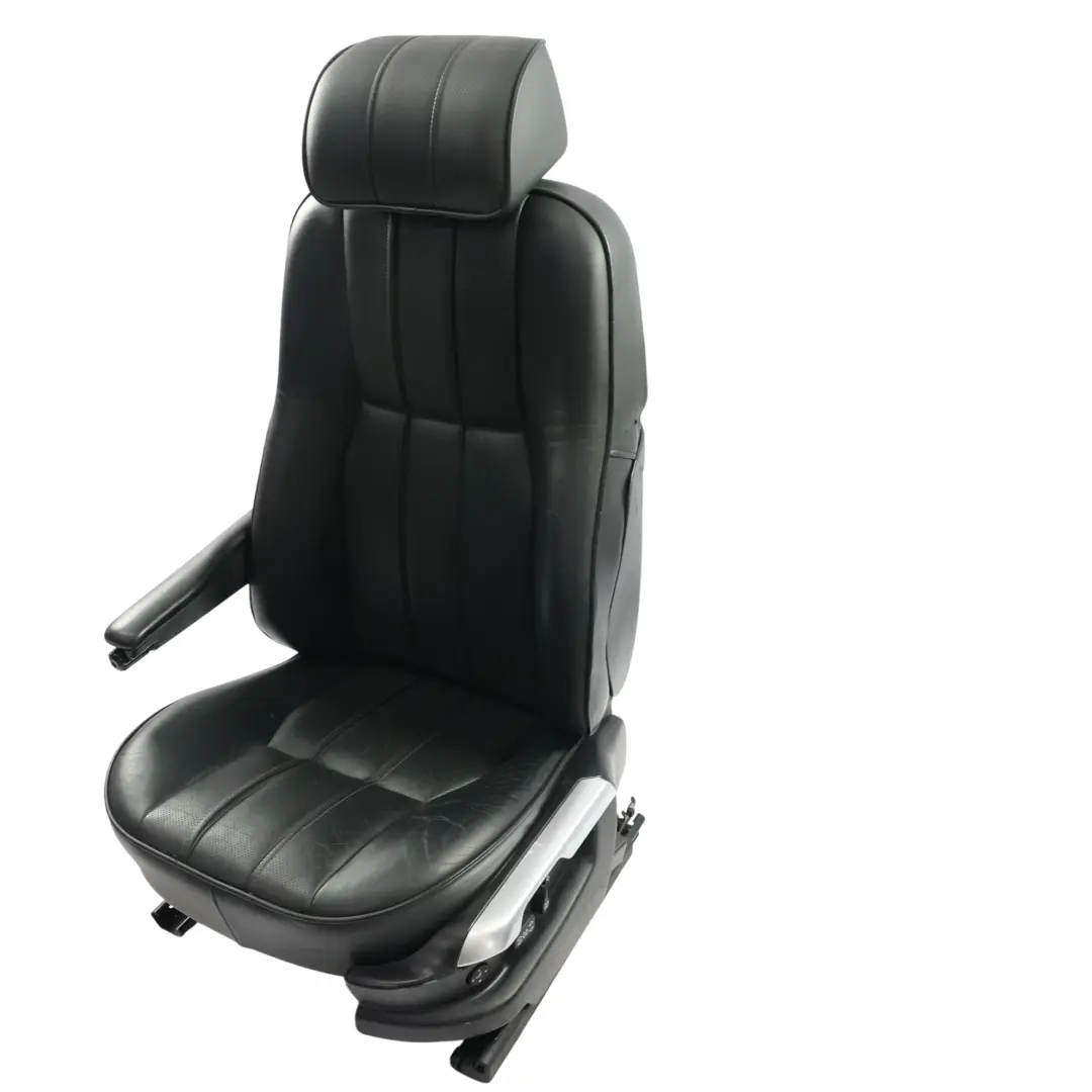 Range Rover L322 Front Seat Left N/S Electric Premium Oxford Black Leather - SKU RHD-HGA000040-1 - Part number HGA000040