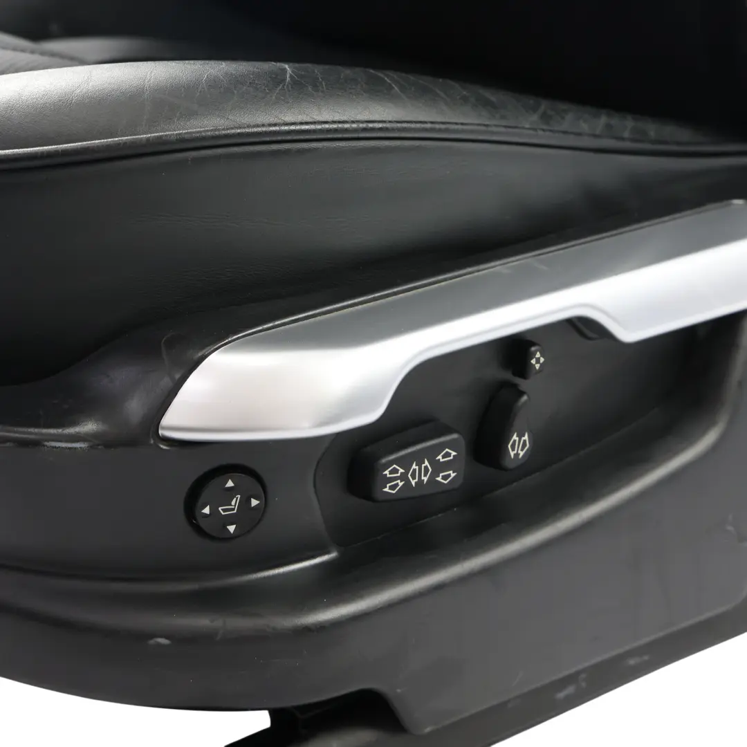 Front Seat Left N/S Electric Premium Oxford Black Leather to Range Rover L322 with Part number HGA000040 Range Rover L322 Front Seat Left N/S Electric Premium Oxford Black Leather - SKU RHD-HGA000040-1 - Part number HGA000040