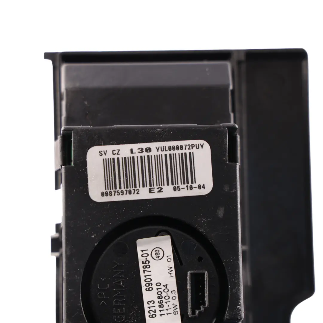 Range Rover L322 Dashboard Air Suspension Control Panel Clock - SKU RHD-YUL000072PUY - Part number YUL000072PUY