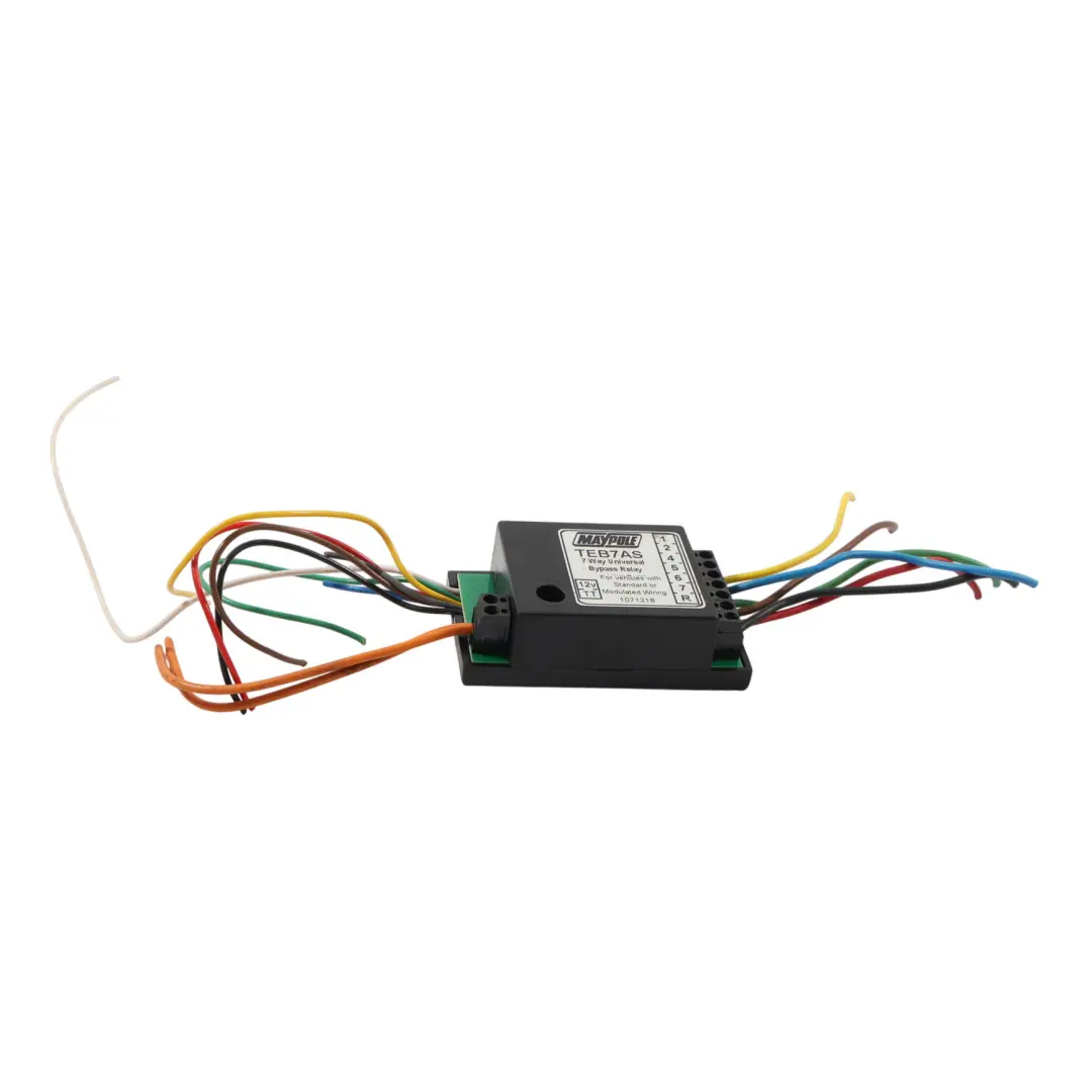 Unbranded Gancho Remolque Electrónica 7 Vías Relés Bypass 12V C2 10712146 - SKU TEB7AS - Número de pieza TEB7AS