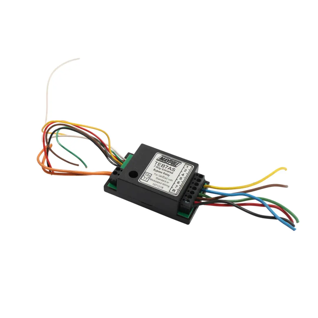 Unbranded Gancho Remolque Electrónica 7 Vías Relés Bypass 12V C2 10712146 - SKU TEB7AS - Número de pieza TEB7AS
