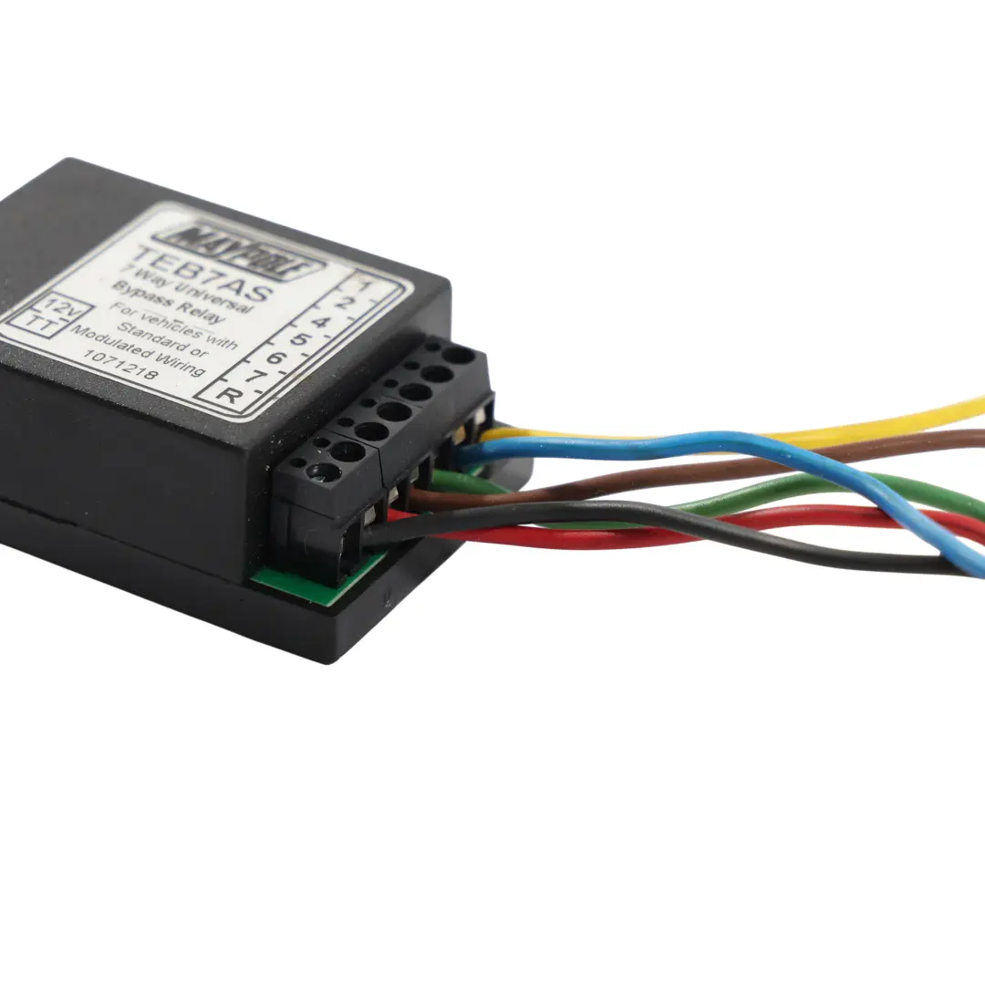 Unbranded Gancho Remolque Electrónica 7 Vías Relés Bypass 12V C2 10712146 - SKU TEB7AS - Número de pieza TEB7AS