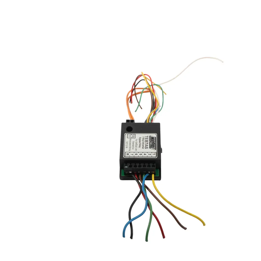 Unbranded Gancho Remolque Electrónica 7 Vías Relés Bypass 12V C2 10712146 - SKU TEB7AS - Número de pieza TEB7AS