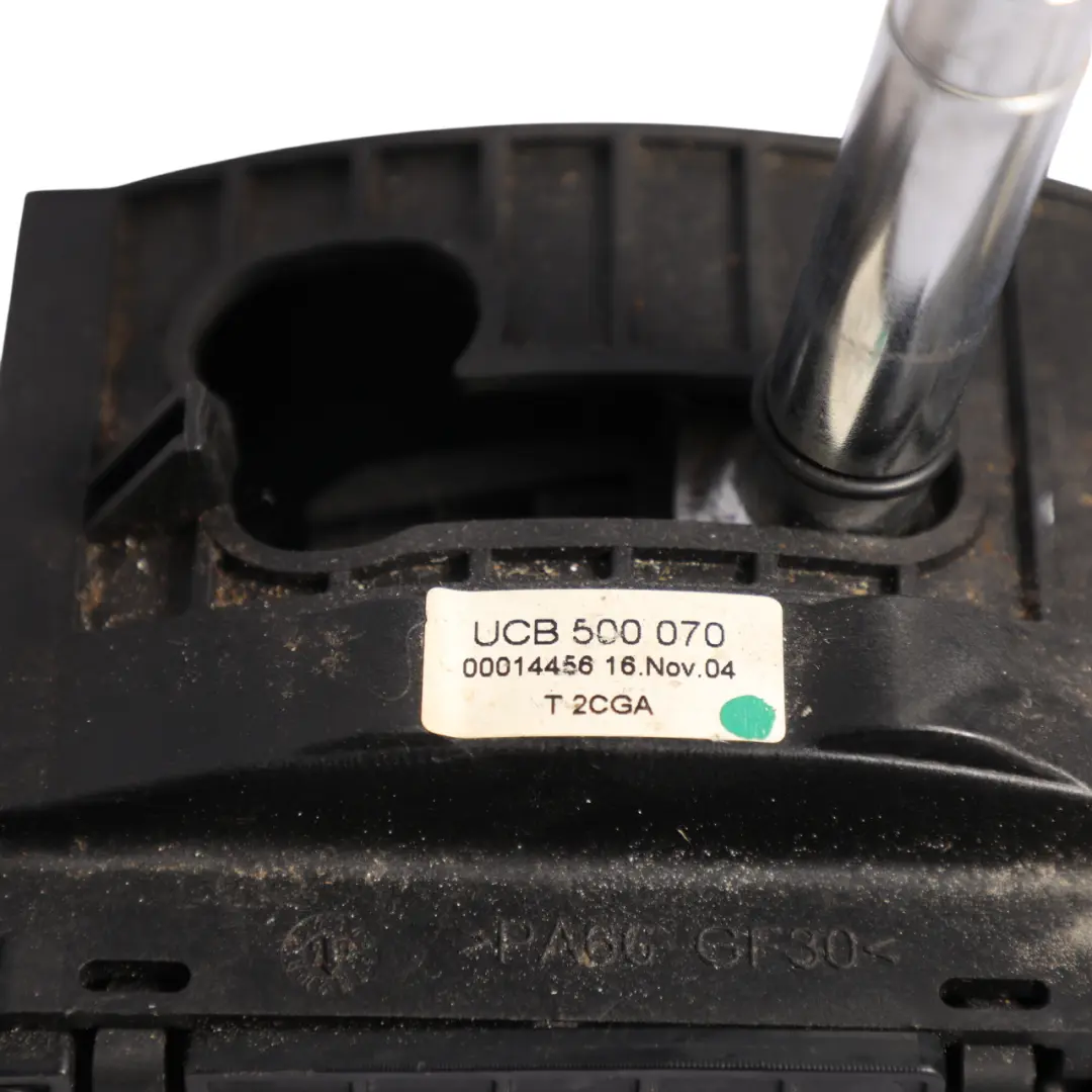 Gearshift Gear Selector Lever 5H22-7400-AA to Land Rover Discovery 3 L319 Automatic with Part number UCB500070 Land Rover Discovery 3 L319 Automatic Gearshift Gear Selector Lever 5H22-7400-AA - SKU UCB500070 - Part number UCB500070