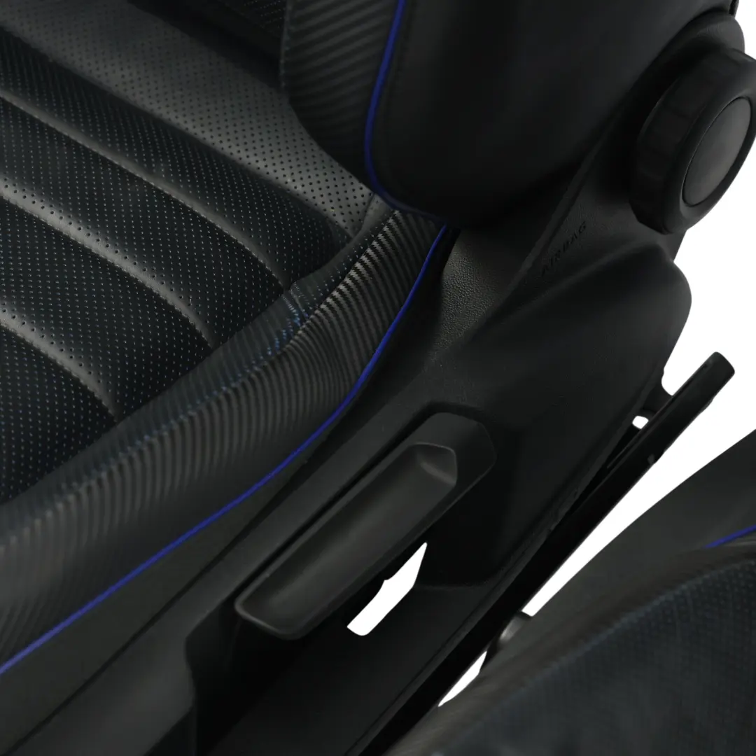 Volkswagen Golf R Mk8 Front Rear Seat Set Black Leather Heated Electric Memory - SKU VOLKSWAGEN-GOLF-R-CD1-SEAT-SET - Part number VOLKSWAGEN-GOLF-R-CD1-SEAT-SET