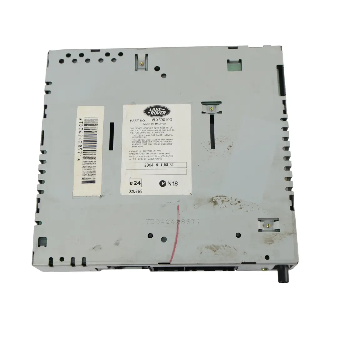 Modulo ECU Sintonizzatore Radio per Land Rover Range Rover L322 con numero di parte VUX500103 Land Rover Range Rover L322 Modulo ECU Sintonizzatore Radio - SKU VUX500103 - Numero di parte VUX500103
