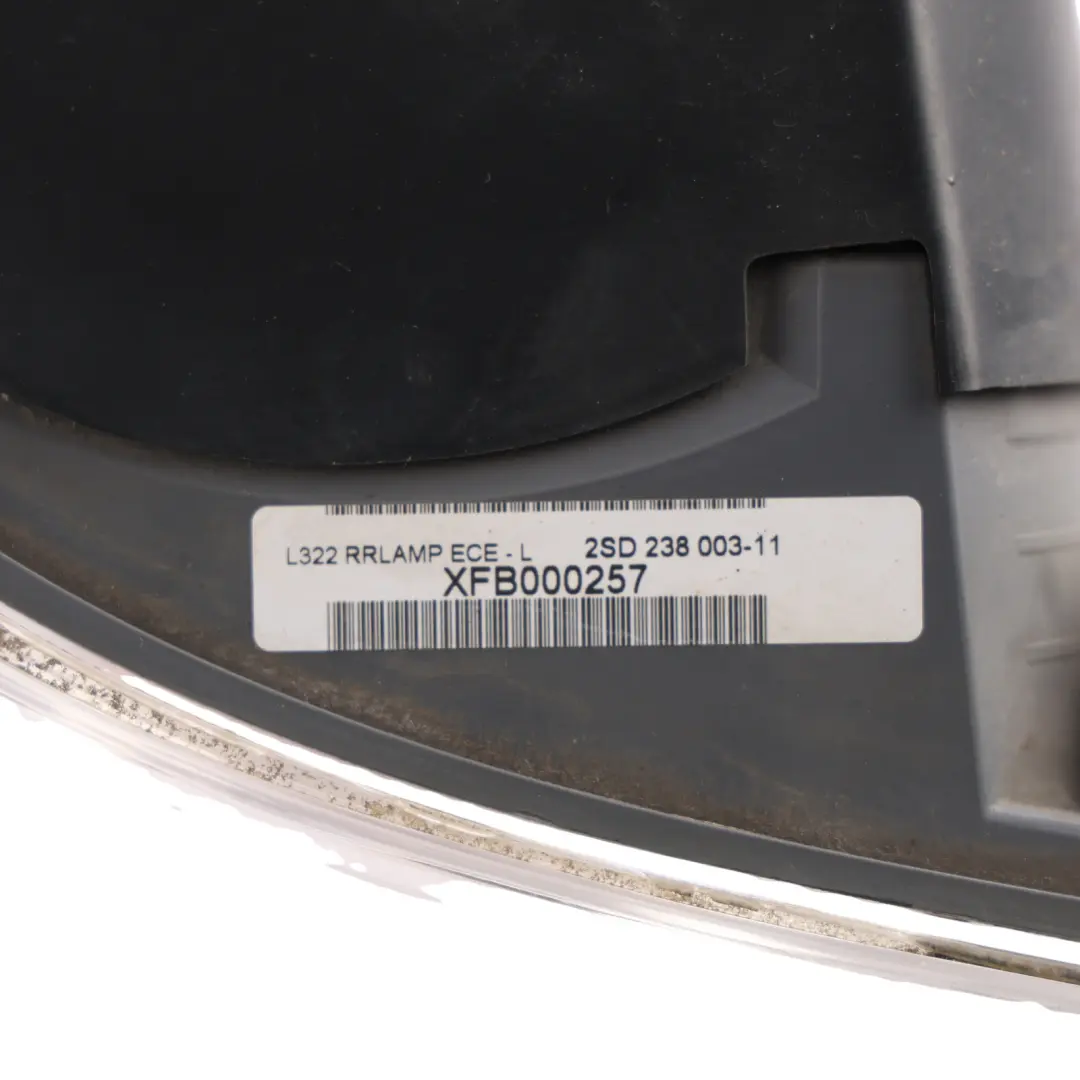Tail Light Lamp Side Right O/S XFB000258 to Range Rover L322 Rear with Part number XFB000257 Range Rover L322 Rear Tail Light Lamp Side Right O/S XFB000258 - SKU XFB000257 - Part number XFB000257