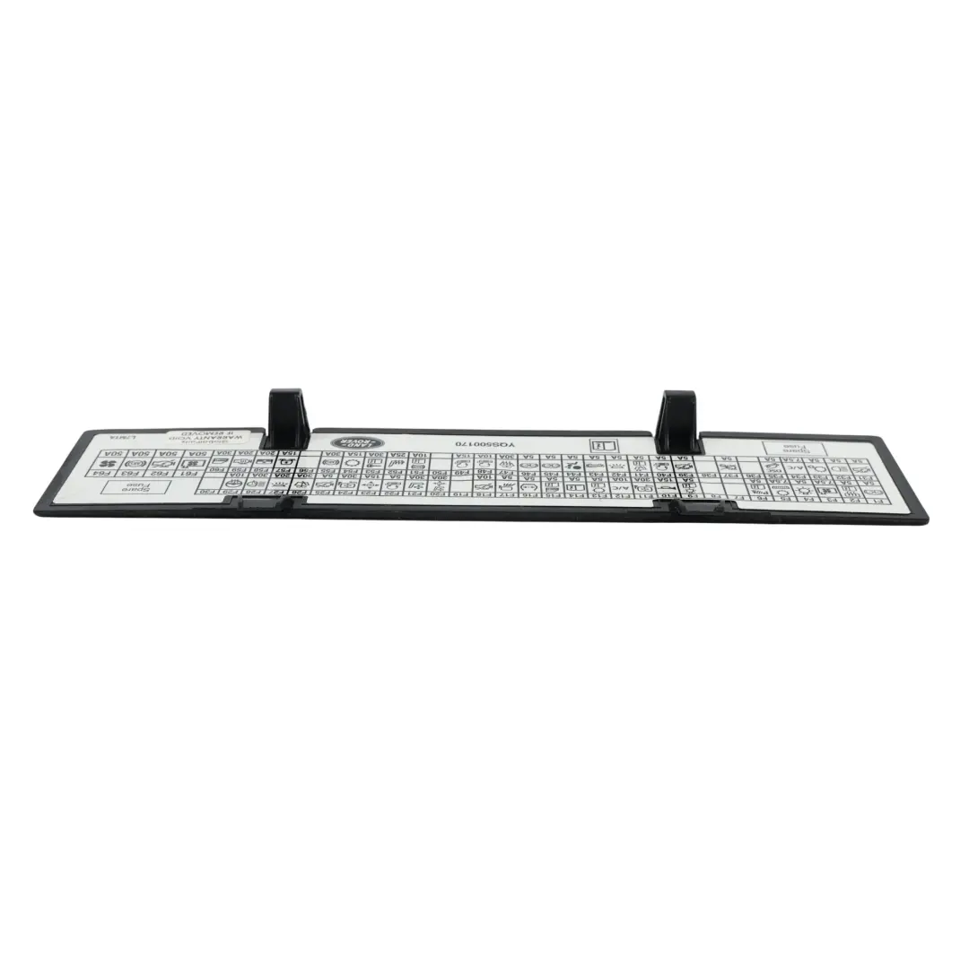 Fuse Box Cover Lid Panel to Range Rover L322 with Part number YQS500170 Range Rover L322 Fuse Box Cover Lid Panel - SKU YQS500170 - Part number YQS500170
