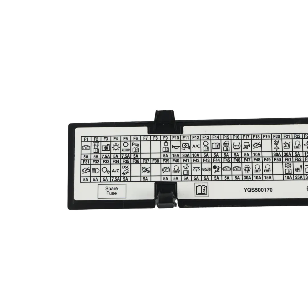 Sicherungskasten Abdeckung Deckel Blende für Range Rover L322 mit Teilenummer YQS500170 Range Rover L322 Sicherungskasten Abdeckung Deckel Blende - SKU YQS500170 - Teilenummer YQS500170