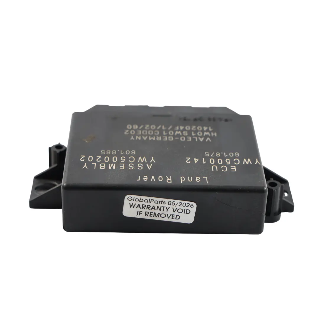 Parking Aid Control Module PDC ECU to Land Rover Freelander L314 with Part number YWC500142 Land Rover Freelander L314 Parking Aid Control Module PDC ECU - SKU YWC500142 - Part number YWC500142