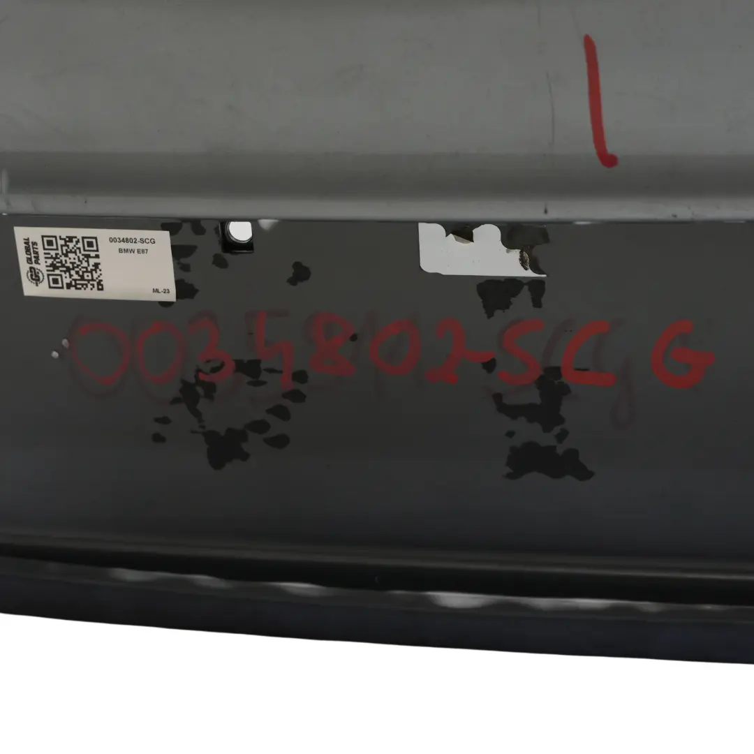BMW E81 E87 LCI M Sport Rear Bumper Trim Panel PDC Spacegrau Space Grey - A52 - SKU 0034802-SCG - Part number 0034802