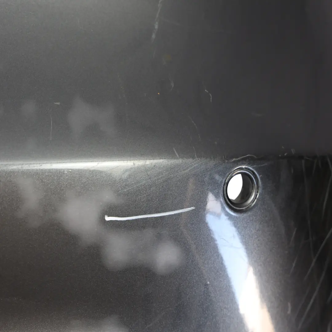 BMW E81 E87 LCI M Sport Rear Bumper Trim Panel Sparkling Graphite - A22 - SKU 0034802-SG - Part number 0034802