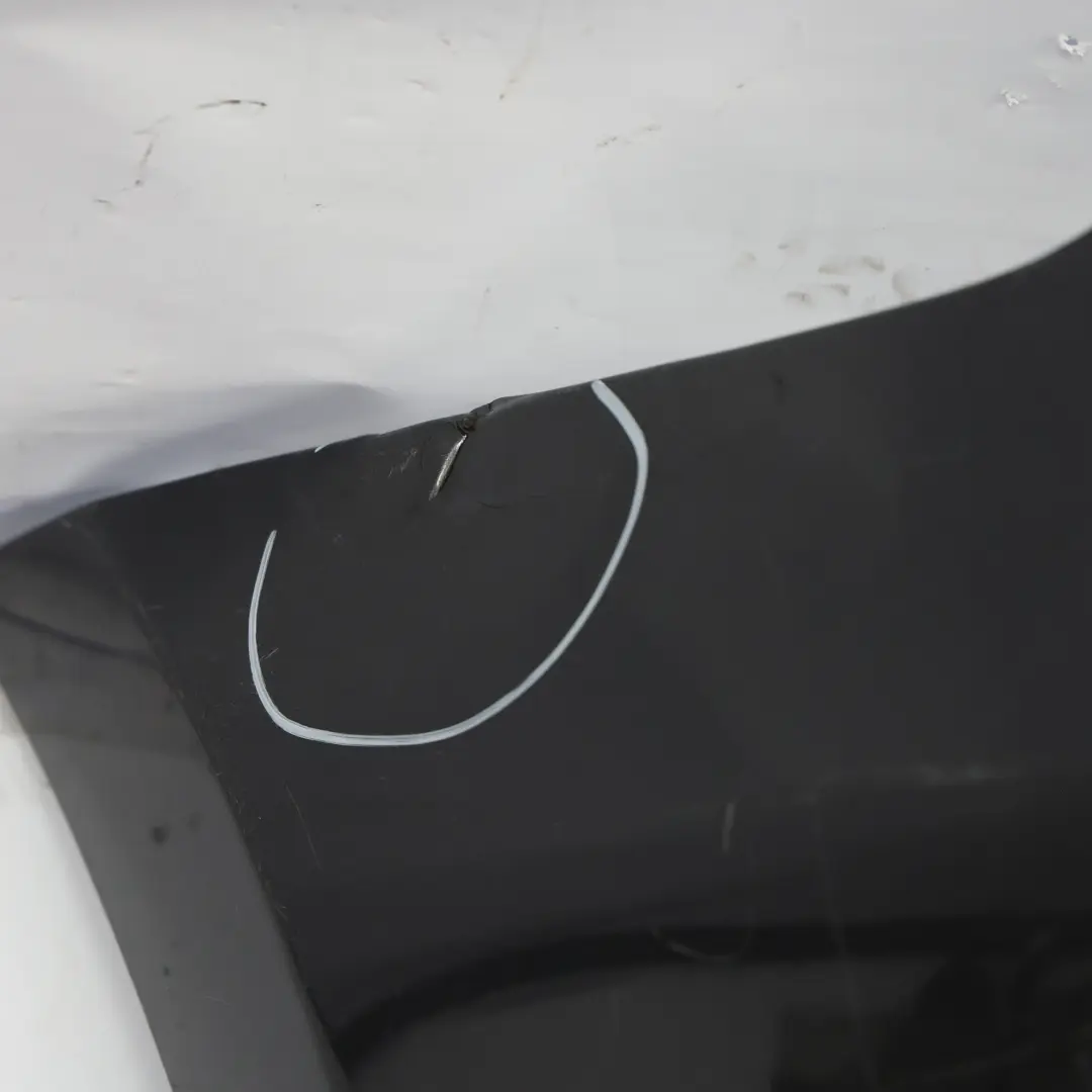 BMW E81 E87 LCI M Sport Rear Bumper Trim Panel Sparkling Graphite - A22 - SKU 0034802-SG - Part number 0034802