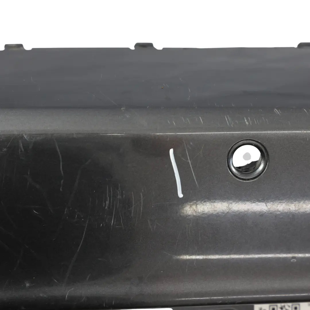 Bumper Trim Panel Sparkling Graphite - A22 to BMW E81 E87 LCI M Sport Rear with Part number 0034802 BMW E81 E87 LCI M Sport Rear Bumper Trim Panel Sparkling Graphite - A22 - SKU 0034802-SG - Part number 0034802
