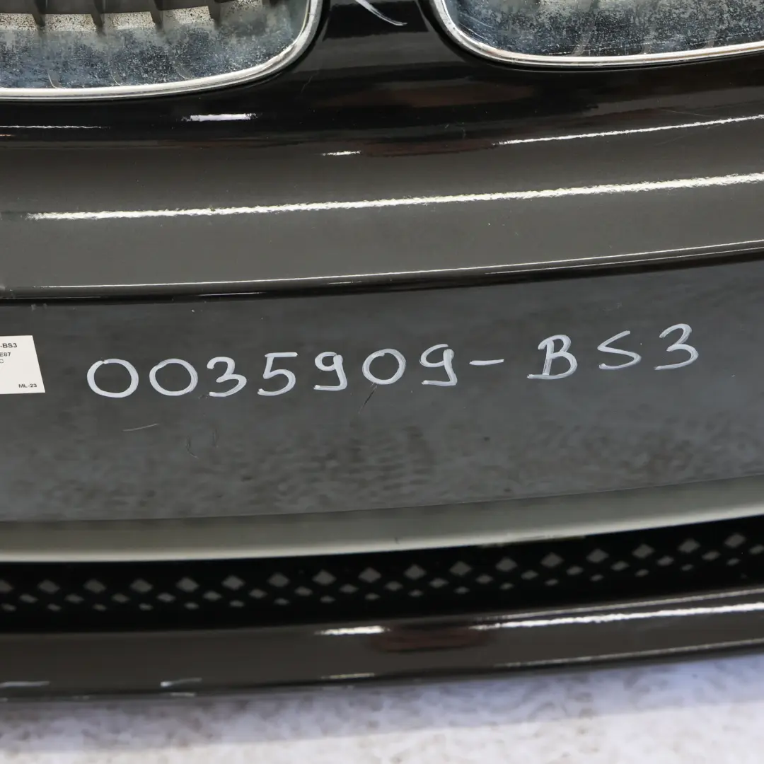 Front Bumper BMW E81 E87 LCI Trim Cover PDC Black Sapphire Metallic - 475 - SKU 0035909-BS3 - Part number 0035909