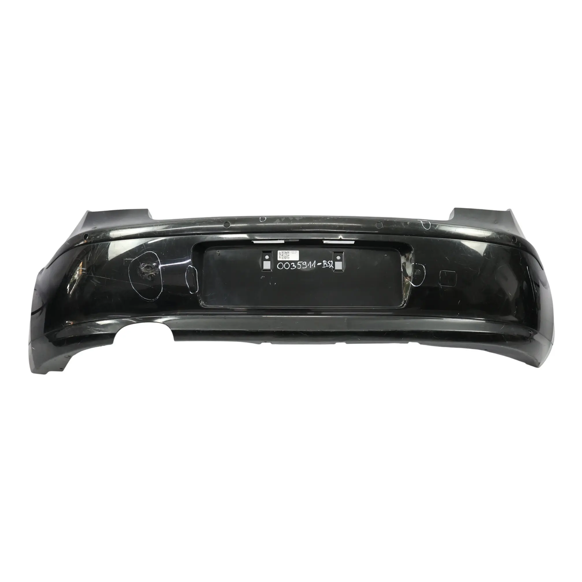 BMW E81 E87 LCI Rear Bumper Trim Panel PDC Cover Black Sapphire Metallic - 475