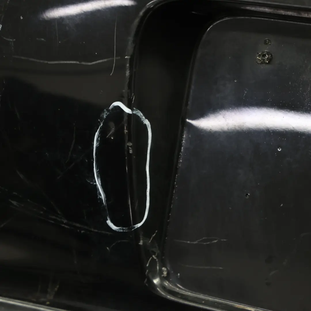BMW E81 E87 LCI Rear Bumper Trim Panel PDC Cover Black Sapphire Metallic - 475 - SKU 0035911-BS2 - Part number 0035911