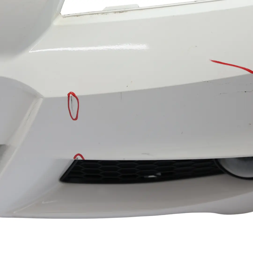Complete Front Bumper Trim Panel Alpinweiss 3 - 300 to BMW E90 E91 LCI M Sport with Part number 0037063 BMW E90 E91 LCI M Sport Complete Front Bumper Trim Panel Alpinweiss 3 - 300 - SKU 0037063-AW - Part number 0037063