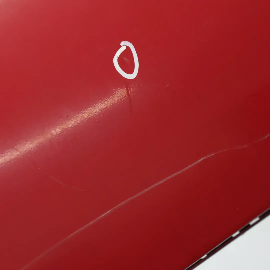 BMW E60 M5 Rear Bumper PDC Red Painted Rear Bumper Panel Cover - SKU 0391958-RED - Part number 0433104