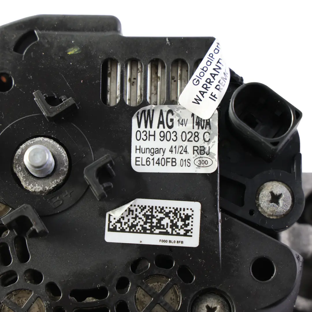 Alternateur Générateur 1.6 2.0 Diesel TDI pour Volkswagen Crafter SY à propos du numéro de pièce 03H903028C Volkswagen Crafter SY Alternateur Générateur 1.6 2.0 Diesel TDI - SKU 03H903028C - Numéro de pièce 03H903028C