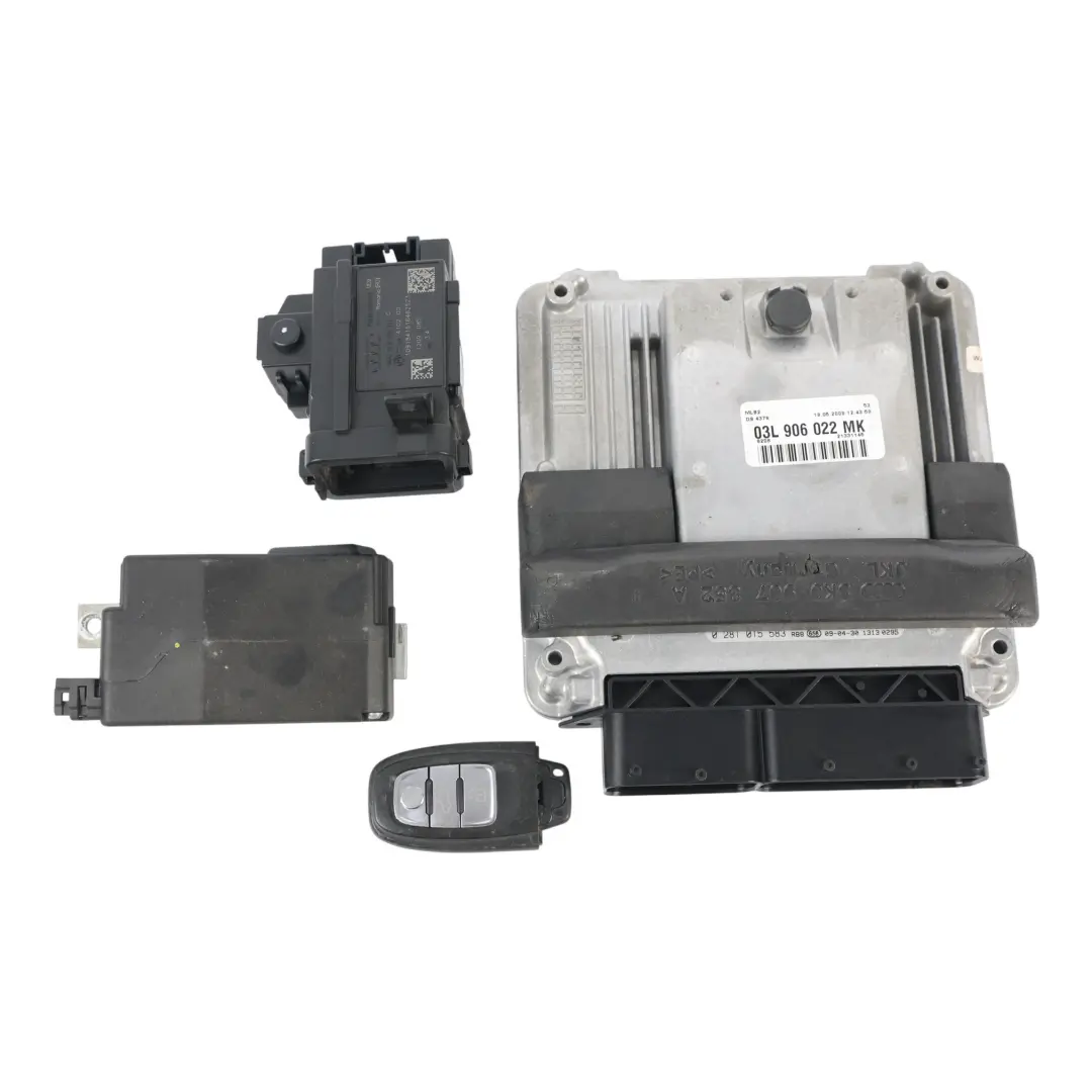 Audi A4 B8 Engine Control Unit ECU Kit 2.0 TDI Diesel CAGA Autoamtic - SKU 03L906022MK-2 - Part number 03L906022MK