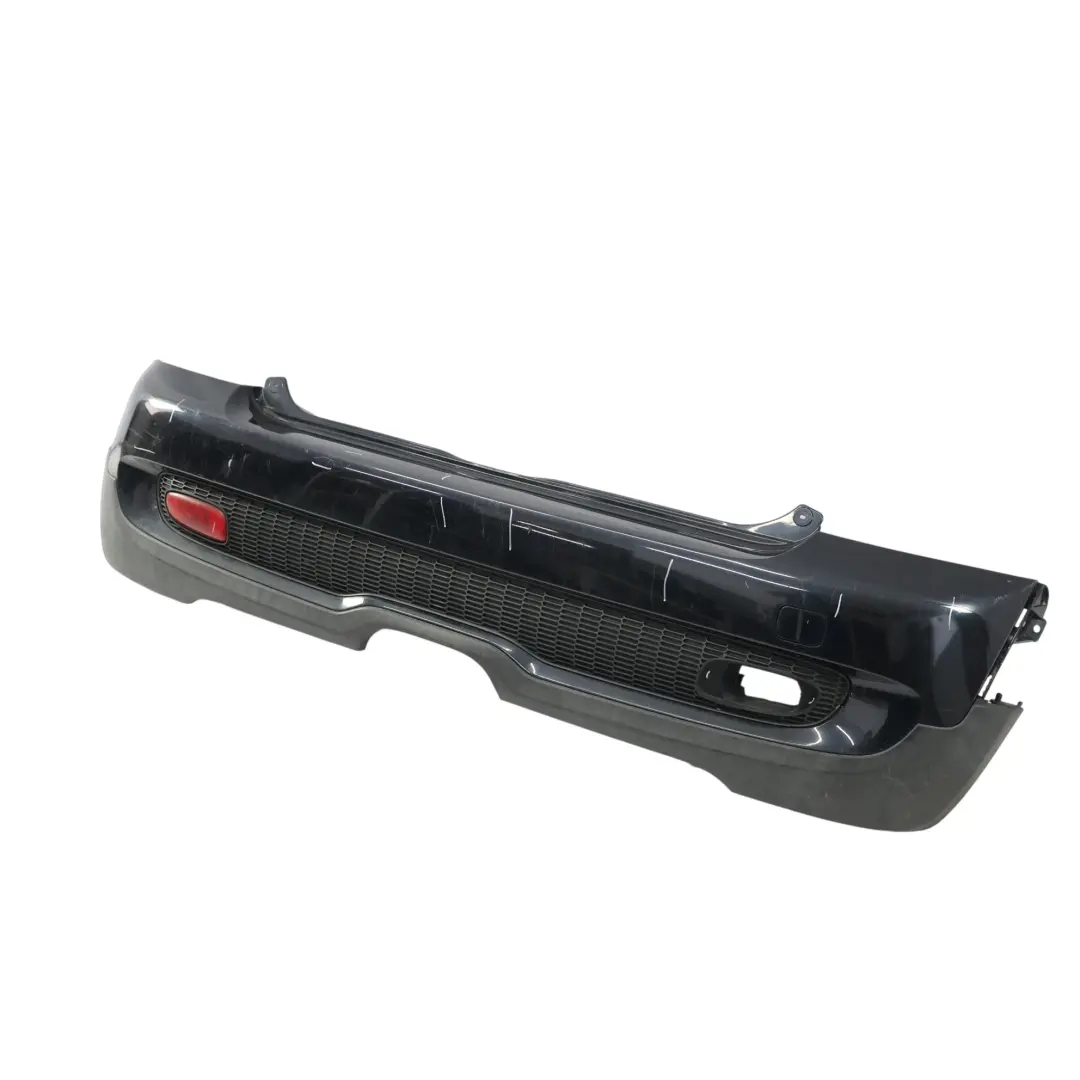 Mini Cooper S R56 R57 Complete Rear Bumper Trim Panel Astro Black Metallic - A25 - SKU 0430252-ASB - Part number 0430252