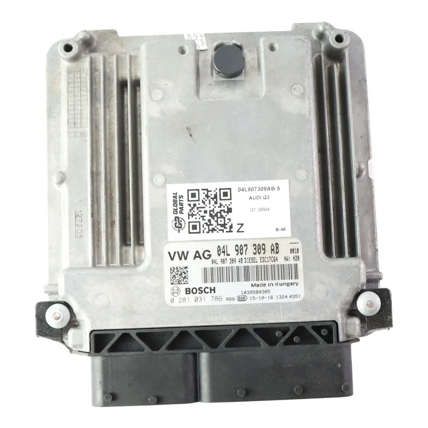 Audi Q3 8U Quattro Engine Control Unit ECU 2.0 TDI DFUA 184HP 04L907309AB Manual