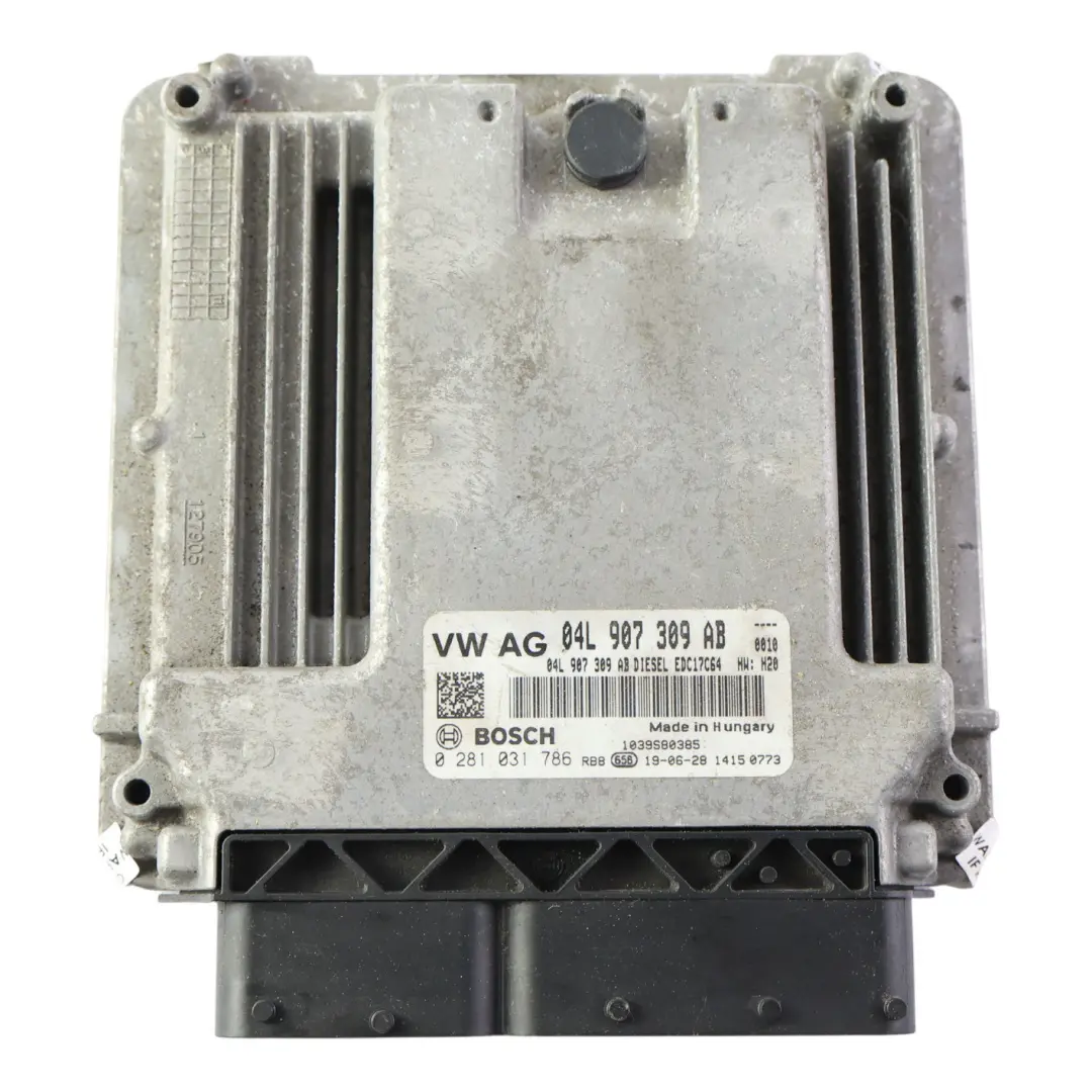 Volkswagen Caddy 2K 2.0 TDI DFSD 102HP Engine Control ECU Manual - SKU 04L907309AB-6 - Part number 04L907309AB
